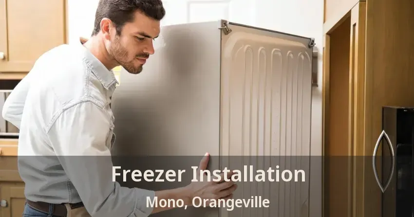 Freezer Installation Mono, Orangeville - ON