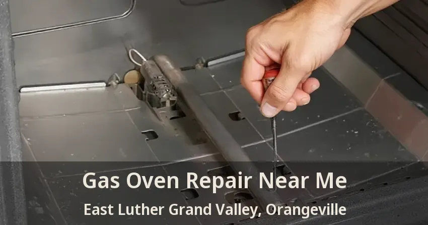 Gas Oven Repair Near Me East Luther Grand Valley, Orangeville - ON