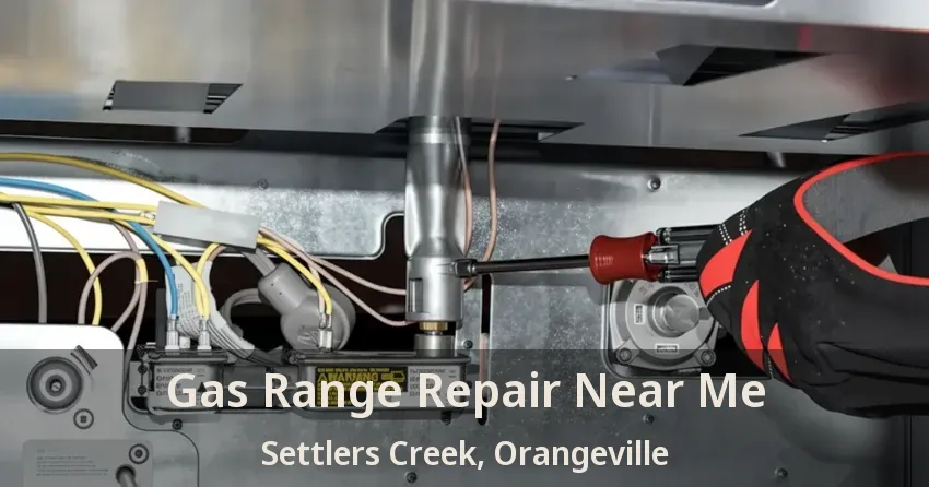 Gas Range Repair Near Me Settlers Creek, Orangeville - ON