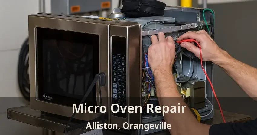 Micro Oven Repair Alliston, Orangeville - ON