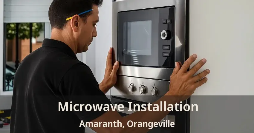 Microwave Installation Amaranth, Orangeville - ON
